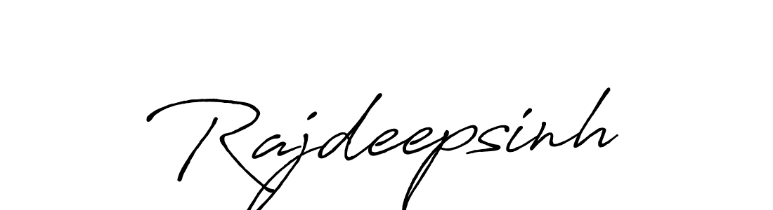 Make a beautiful signature design for name Rajdeepsinh. With this signature (Antro_Vectra_Bolder) style, you can create a handwritten signature for free. Rajdeepsinh signature style 7 images and pictures png