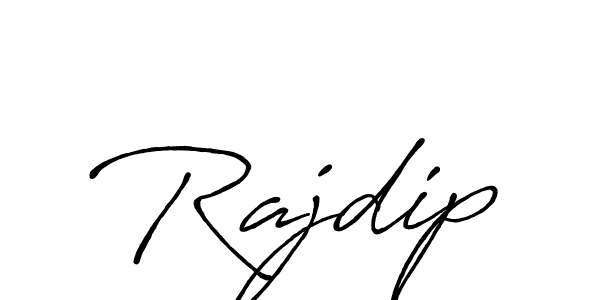 Create a beautiful signature design for name Rajdip. With this signature (Antro_Vectra_Bolder) fonts, you can make a handwritten signature for free. Rajdip signature style 7 images and pictures png