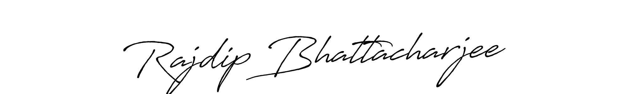How to make Rajdip Bhattacharjee signature? Antro_Vectra_Bolder is a professional autograph style. Create handwritten signature for Rajdip Bhattacharjee name. Rajdip Bhattacharjee signature style 7 images and pictures png