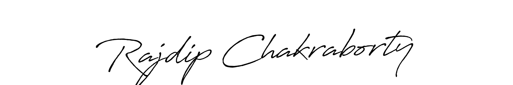 Rajdip Chakraborty stylish signature style. Best Handwritten Sign (Antro_Vectra_Bolder) for my name. Handwritten Signature Collection Ideas for my name Rajdip Chakraborty. Rajdip Chakraborty signature style 7 images and pictures png