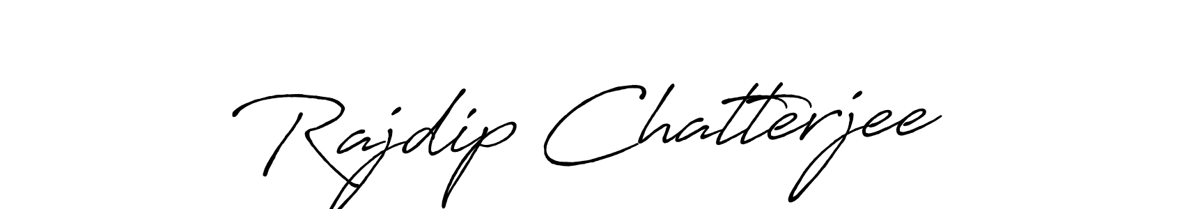 Create a beautiful signature design for name Rajdip Chatterjee. With this signature (Antro_Vectra_Bolder) fonts, you can make a handwritten signature for free. Rajdip Chatterjee signature style 7 images and pictures png