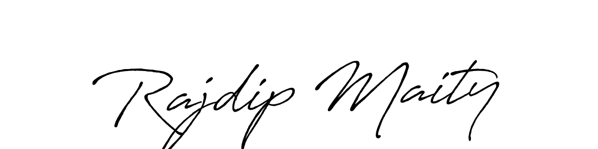 Also we have Rajdip Maity name is the best signature style. Create professional handwritten signature collection using Antro_Vectra_Bolder autograph style. Rajdip Maity signature style 7 images and pictures png