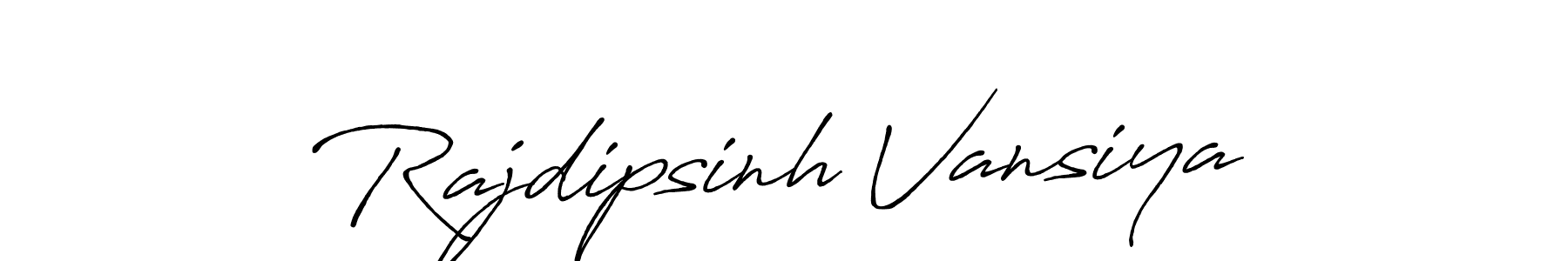 Also You can easily find your signature by using the search form. We will create Rajdipsinh Vansiya name handwritten signature images for you free of cost using Antro_Vectra_Bolder sign style. Rajdipsinh Vansiya signature style 7 images and pictures png