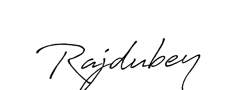 Create a beautiful signature design for name Rajdubey. With this signature (Antro_Vectra_Bolder) fonts, you can make a handwritten signature for free. Rajdubey signature style 7 images and pictures png