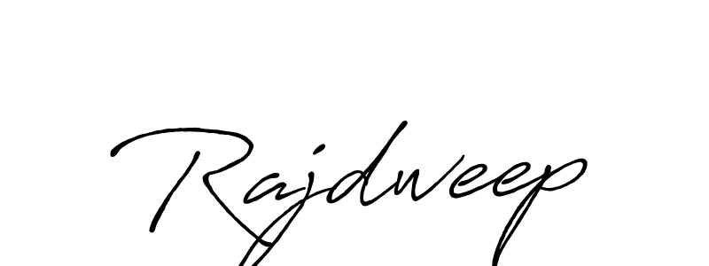 Rajdweep stylish signature style. Best Handwritten Sign (Antro_Vectra_Bolder) for my name. Handwritten Signature Collection Ideas for my name Rajdweep. Rajdweep signature style 7 images and pictures png