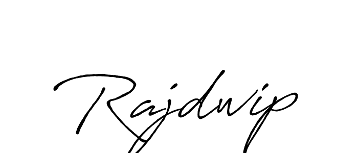 Design your own signature with our free online signature maker. With this signature software, you can create a handwritten (Antro_Vectra_Bolder) signature for name Rajdwip. Rajdwip signature style 7 images and pictures png