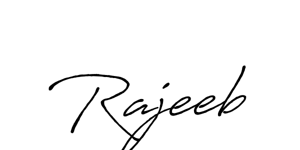 Create a beautiful signature design for name Rajeeb. With this signature (Antro_Vectra_Bolder) fonts, you can make a handwritten signature for free. Rajeeb signature style 7 images and pictures png