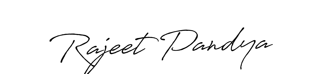 You can use this online signature creator to create a handwritten signature for the name Rajeet Pandya. This is the best online autograph maker. Rajeet Pandya signature style 7 images and pictures png