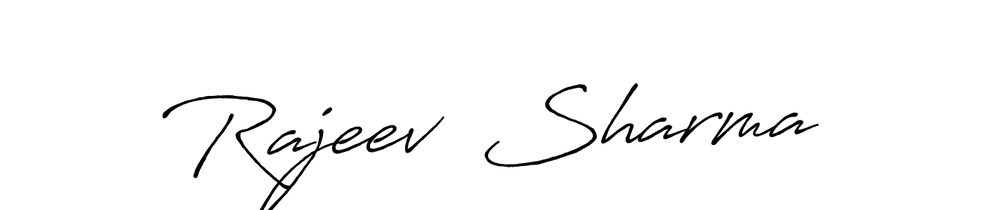 Make a beautiful signature design for name Rajeev  Sharma. Use this online signature maker to create a handwritten signature for free. Rajeev  Sharma signature style 7 images and pictures png