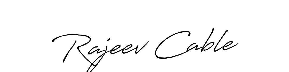 How to Draw Rajeev Cable signature style? Antro_Vectra_Bolder is a latest design signature styles for name Rajeev Cable. Rajeev Cable signature style 7 images and pictures png