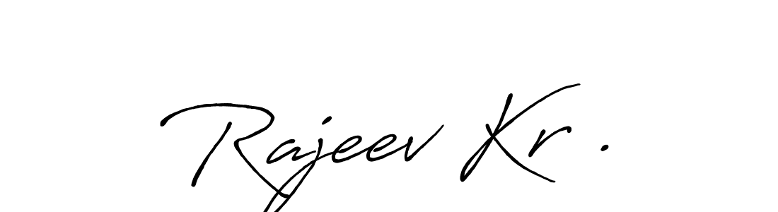 Use a signature maker to create a handwritten signature online. With this signature software, you can design (Antro_Vectra_Bolder) your own signature for name Rajeev Kr .. Rajeev Kr . signature style 7 images and pictures png