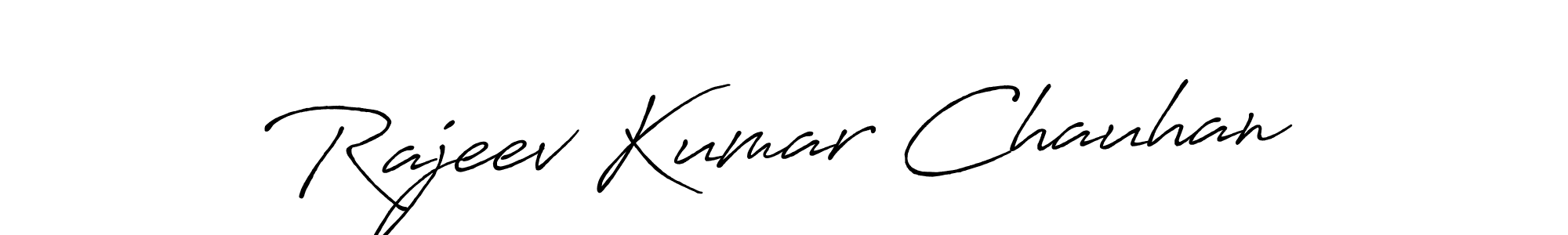 Rajeev Kumar Chauhan stylish signature style. Best Handwritten Sign (Antro_Vectra_Bolder) for my name. Handwritten Signature Collection Ideas for my name Rajeev Kumar Chauhan. Rajeev Kumar Chauhan signature style 7 images and pictures png