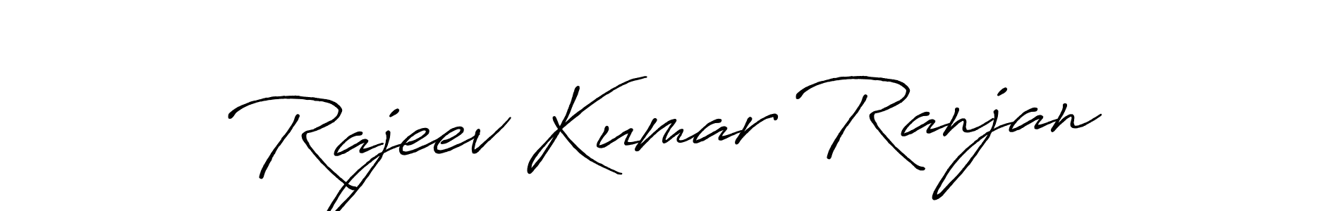 The best way (Antro_Vectra_Bolder) to make a short signature is to pick only two or three words in your name. The name Rajeev Kumar Ranjan include a total of six letters. For converting this name. Rajeev Kumar Ranjan signature style 7 images and pictures png