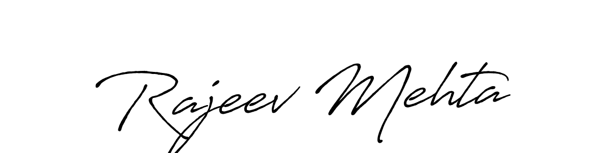 if you are searching for the best signature style for your name Rajeev Mehta. so please give up your signature search. here we have designed multiple signature styles  using Antro_Vectra_Bolder. Rajeev Mehta signature style 7 images and pictures png