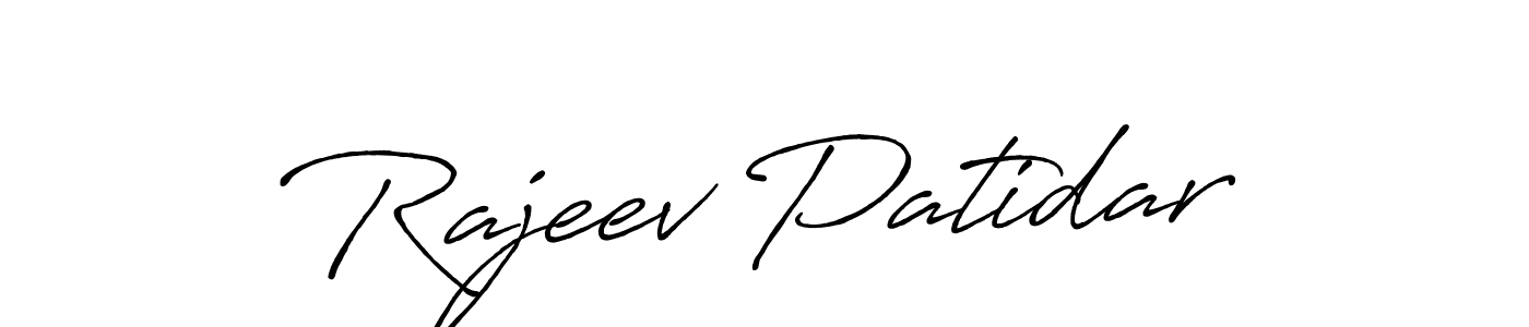 This is the best signature style for the Rajeev Patidar name. Also you like these signature font (Antro_Vectra_Bolder). Mix name signature. Rajeev Patidar signature style 7 images and pictures png