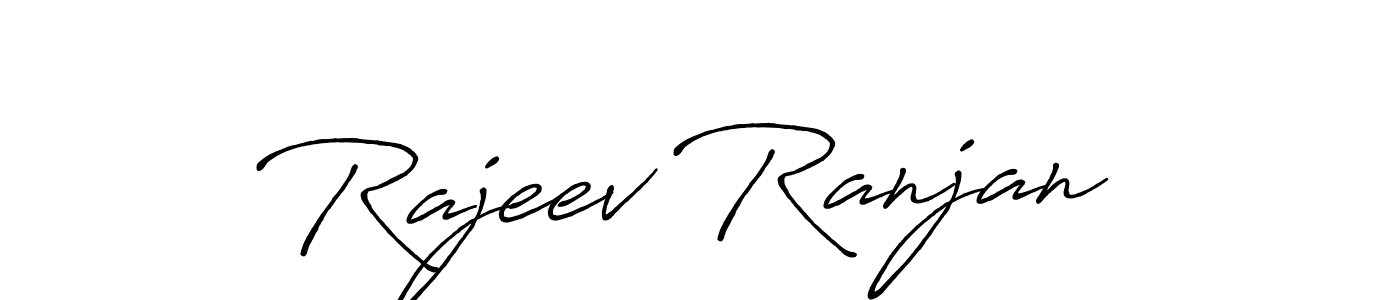 The best way (Antro_Vectra_Bolder) to make a short signature is to pick only two or three words in your name. The name Rajeev Ranjan  include a total of six letters. For converting this name. Rajeev Ranjan  signature style 7 images and pictures png