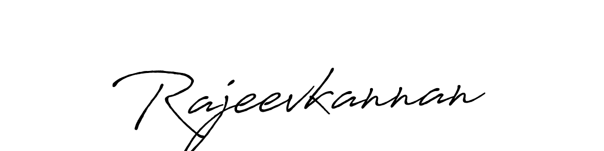 Use a signature maker to create a handwritten signature online. With this signature software, you can design (Antro_Vectra_Bolder) your own signature for name Rajeevkannan. Rajeevkannan signature style 7 images and pictures png