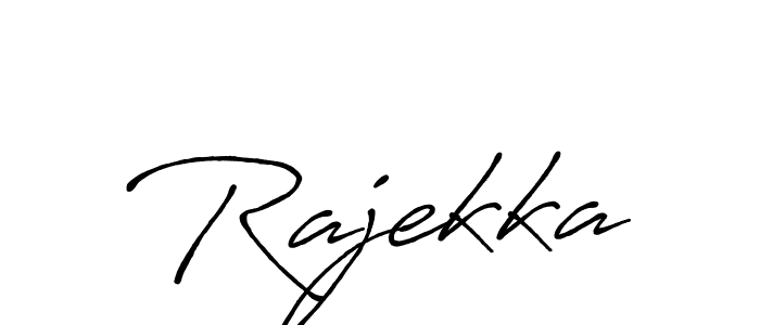 Rajekka stylish signature style. Best Handwritten Sign (Antro_Vectra_Bolder) for my name. Handwritten Signature Collection Ideas for my name Rajekka. Rajekka signature style 7 images and pictures png