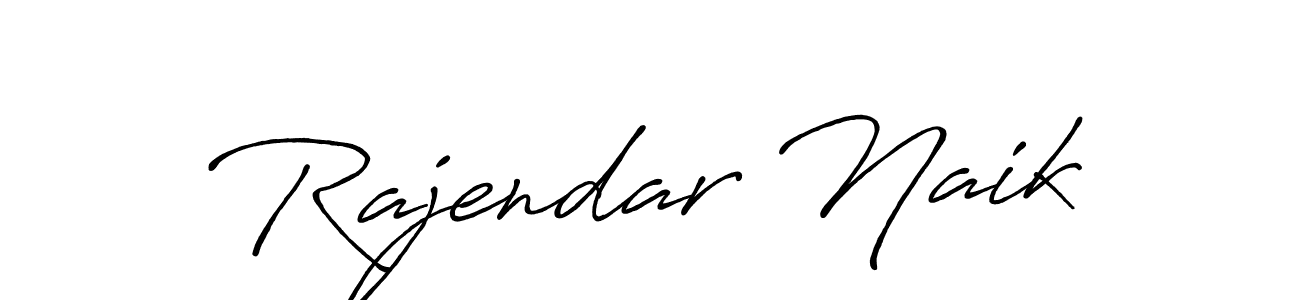 The best way (Antro_Vectra_Bolder) to make a short signature is to pick only two or three words in your name. The name Rajendar Naik include a total of six letters. For converting this name. Rajendar Naik signature style 7 images and pictures png