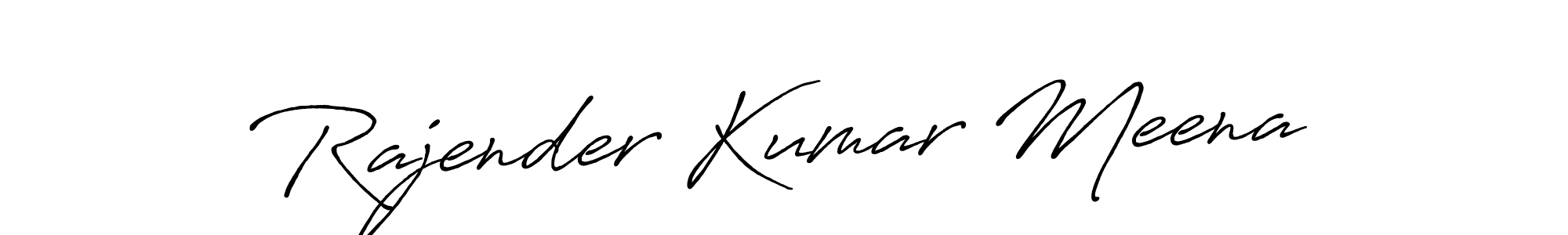 How to Draw Rajender Kumar Meena signature style? Antro_Vectra_Bolder is a latest design signature styles for name Rajender Kumar Meena. Rajender Kumar Meena signature style 7 images and pictures png