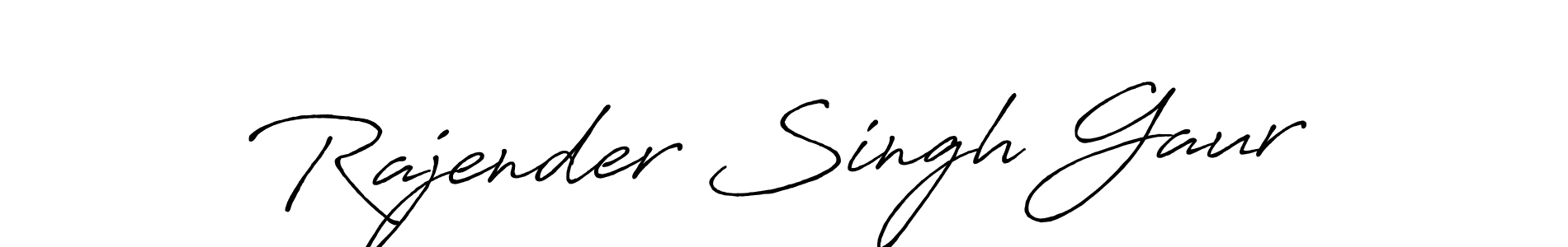 Rajender Singh Gaur stylish signature style. Best Handwritten Sign (Antro_Vectra_Bolder) for my name. Handwritten Signature Collection Ideas for my name Rajender Singh Gaur. Rajender Singh Gaur signature style 7 images and pictures png