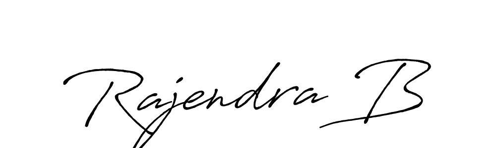 You should practise on your own different ways (Antro_Vectra_Bolder) to write your name (Rajendra B) in signature. don't let someone else do it for you. Rajendra B signature style 7 images and pictures png