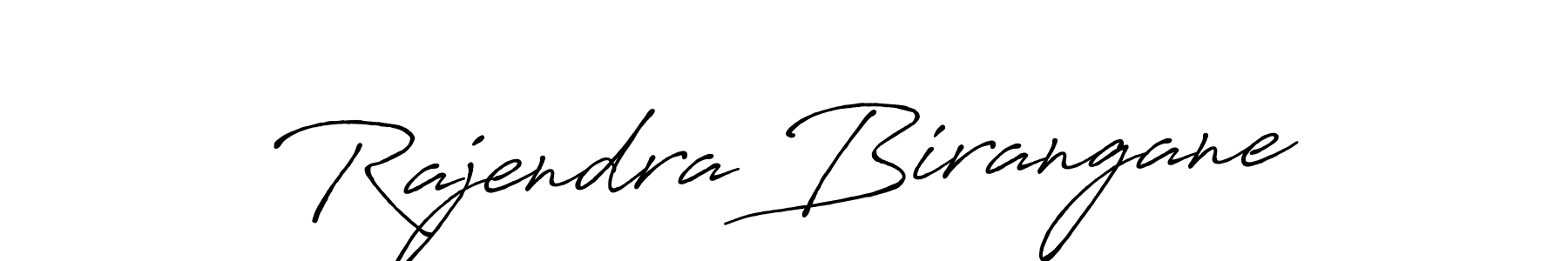 How to make Rajendra Birangane name signature. Use Antro_Vectra_Bolder style for creating short signs online. This is the latest handwritten sign. Rajendra Birangane signature style 7 images and pictures png
