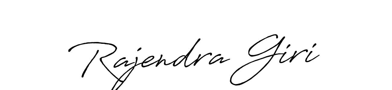 Make a beautiful signature design for name Rajendra Giri. With this signature (Antro_Vectra_Bolder) style, you can create a handwritten signature for free. Rajendra Giri signature style 7 images and pictures png