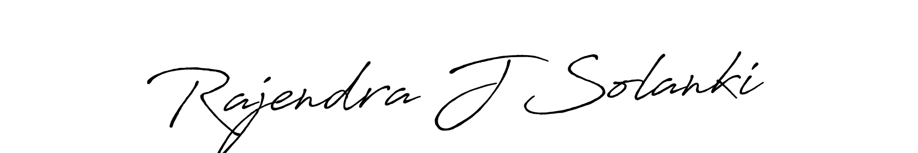 Antro_Vectra_Bolder is a professional signature style that is perfect for those who want to add a touch of class to their signature. It is also a great choice for those who want to make their signature more unique. Get Rajendra J Solanki name to fancy signature for free. Rajendra J Solanki signature style 7 images and pictures png