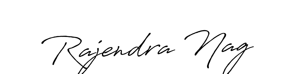 Antro_Vectra_Bolder is a professional signature style that is perfect for those who want to add a touch of class to their signature. It is also a great choice for those who want to make their signature more unique. Get Rajendra Nag name to fancy signature for free. Rajendra Nag signature style 7 images and pictures png