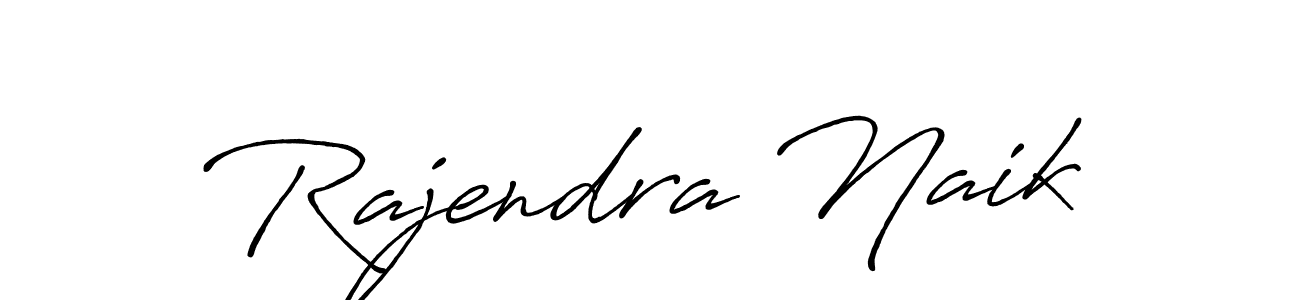 How to make Rajendra Naik name signature. Use Antro_Vectra_Bolder style for creating short signs online. This is the latest handwritten sign. Rajendra Naik signature style 7 images and pictures png
