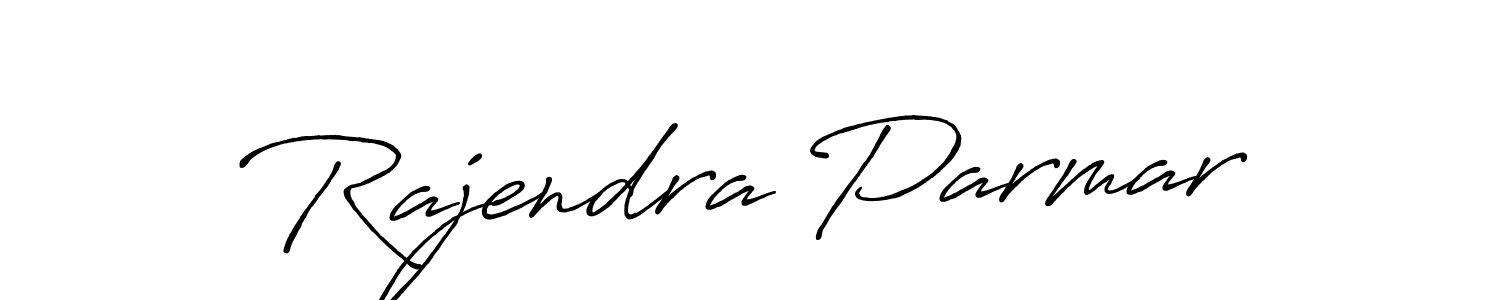 Create a beautiful signature design for name Rajendra Parmar. With this signature (Antro_Vectra_Bolder) fonts, you can make a handwritten signature for free. Rajendra Parmar signature style 7 images and pictures png