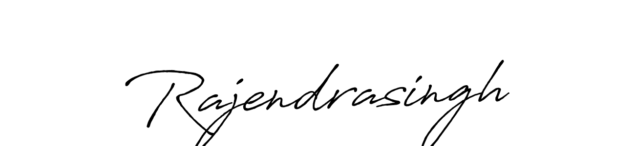 Use a signature maker to create a handwritten signature online. With this signature software, you can design (Antro_Vectra_Bolder) your own signature for name Rajendrasingh. Rajendrasingh signature style 7 images and pictures png