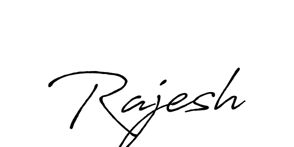 Design your own signature with our free online signature maker. With this signature software, you can create a handwritten (Antro_Vectra_Bolder) signature for name Rajesh. Rajesh signature style 7 images and pictures png