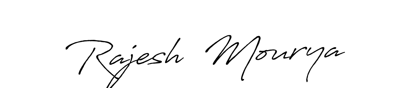 Antro_Vectra_Bolder is a professional signature style that is perfect for those who want to add a touch of class to their signature. It is also a great choice for those who want to make their signature more unique. Get Rajesh  Mourya name to fancy signature for free. Rajesh  Mourya signature style 7 images and pictures png