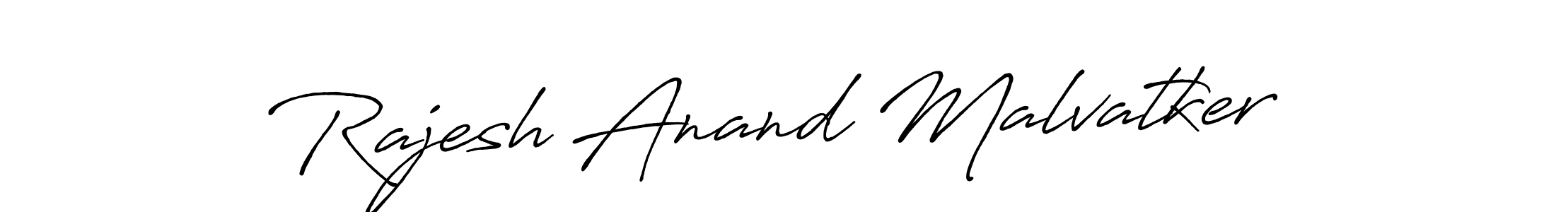 You can use this online signature creator to create a handwritten signature for the name Rajesh Anand Malvatker. This is the best online autograph maker. Rajesh Anand Malvatker signature style 7 images and pictures png