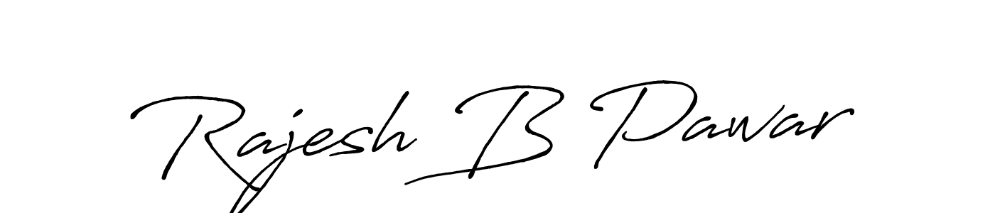 Rajesh B Pawar stylish signature style. Best Handwritten Sign (Antro_Vectra_Bolder) for my name. Handwritten Signature Collection Ideas for my name Rajesh B Pawar. Rajesh B Pawar signature style 7 images and pictures png