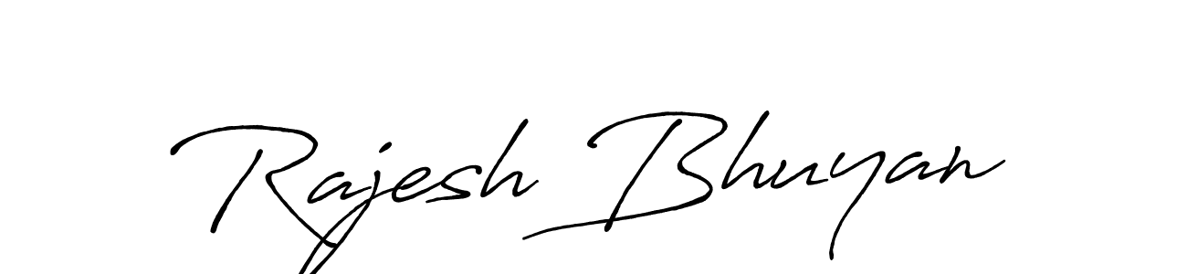 Also we have Rajesh Bhuyan name is the best signature style. Create professional handwritten signature collection using Antro_Vectra_Bolder autograph style. Rajesh Bhuyan signature style 7 images and pictures png