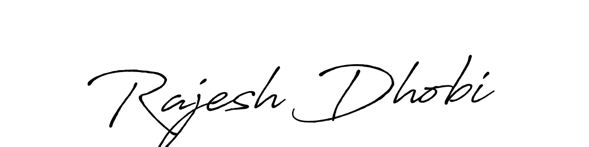 Once you've used our free online signature maker to create your best signature Antro_Vectra_Bolder style, it's time to enjoy all of the benefits that Rajesh Dhobi name signing documents. Rajesh Dhobi signature style 7 images and pictures png