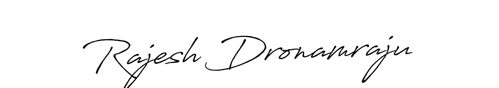 Make a short Rajesh Dronamraju signature style. Manage your documents anywhere anytime using Antro_Vectra_Bolder. Create and add eSignatures, submit forms, share and send files easily. Rajesh Dronamraju signature style 7 images and pictures png