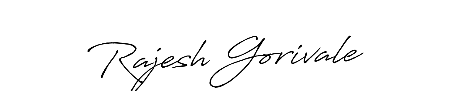 The best way (Antro_Vectra_Bolder) to make a short signature is to pick only two or three words in your name. The name Rajesh Gorivale include a total of six letters. For converting this name. Rajesh Gorivale signature style 7 images and pictures png