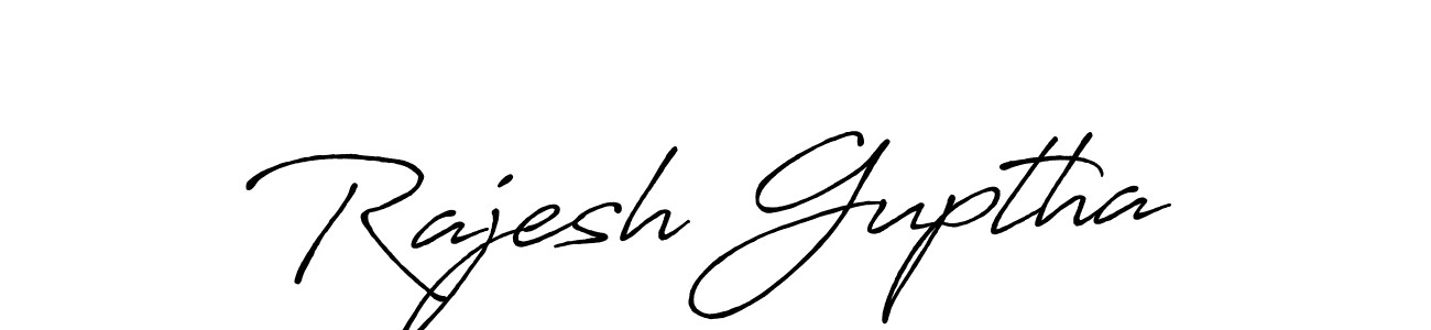 Also we have Rajesh Guptha name is the best signature style. Create professional handwritten signature collection using Antro_Vectra_Bolder autograph style. Rajesh Guptha signature style 7 images and pictures png