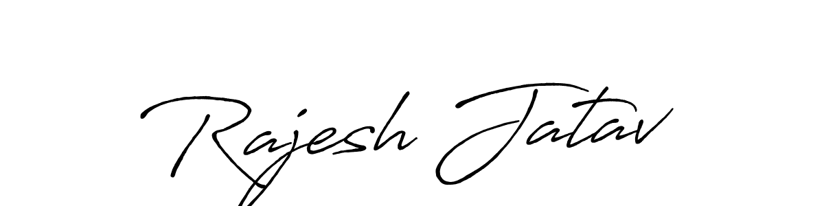 Create a beautiful signature design for name Rajesh Jatav. With this signature (Antro_Vectra_Bolder) fonts, you can make a handwritten signature for free. Rajesh Jatav signature style 7 images and pictures png