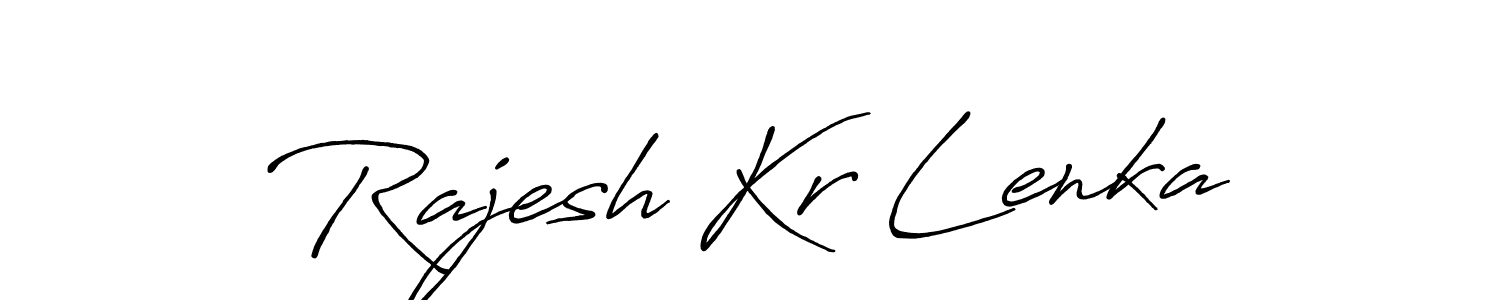 It looks lik you need a new signature style for name Rajesh Kr Lenka. Design unique handwritten (Antro_Vectra_Bolder) signature with our free signature maker in just a few clicks. Rajesh Kr Lenka signature style 7 images and pictures png