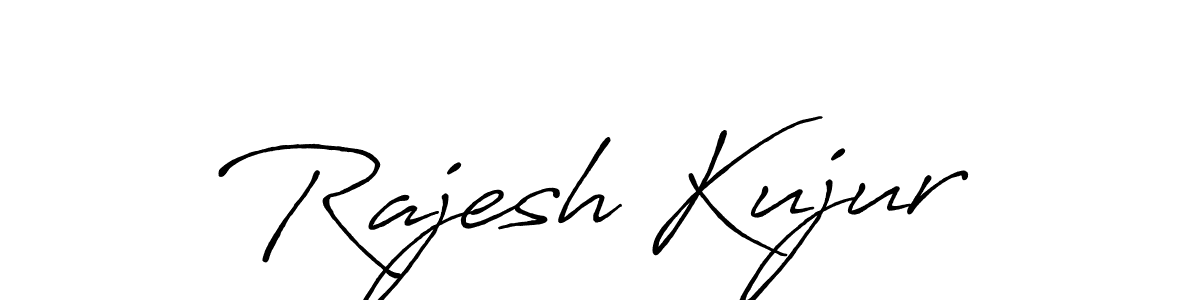 Make a beautiful signature design for name Rajesh Kujur. With this signature (Antro_Vectra_Bolder) style, you can create a handwritten signature for free. Rajesh Kujur signature style 7 images and pictures png