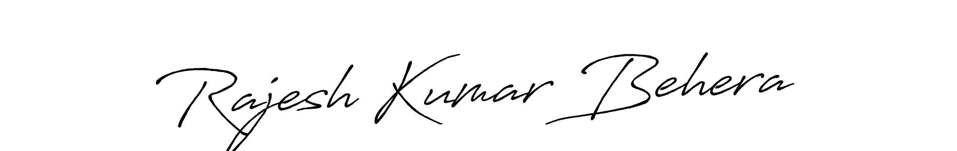 Use a signature maker to create a handwritten signature online. With this signature software, you can design (Antro_Vectra_Bolder) your own signature for name Rajesh Kumar Behera. Rajesh Kumar Behera signature style 7 images and pictures png