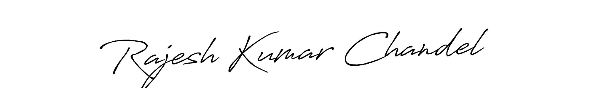 Rajesh Kumar Chandel stylish signature style. Best Handwritten Sign (Antro_Vectra_Bolder) for my name. Handwritten Signature Collection Ideas for my name Rajesh Kumar Chandel. Rajesh Kumar Chandel signature style 7 images and pictures png