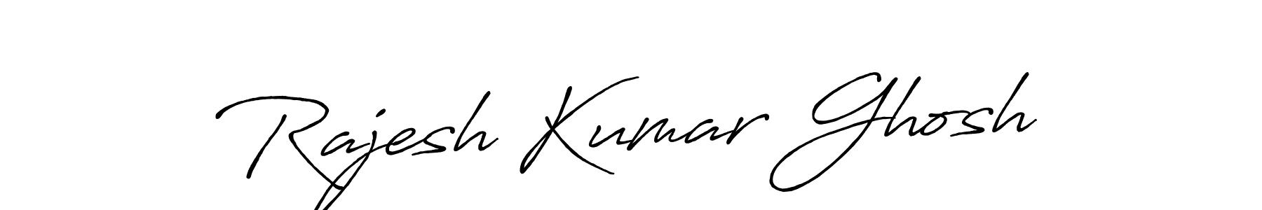 Make a beautiful signature design for name Rajesh Kumar Ghosh. With this signature (Antro_Vectra_Bolder) style, you can create a handwritten signature for free. Rajesh Kumar Ghosh signature style 7 images and pictures png
