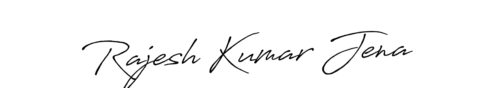 Design your own signature with our free online signature maker. With this signature software, you can create a handwritten (Antro_Vectra_Bolder) signature for name Rajesh Kumar Jena. Rajesh Kumar Jena signature style 7 images and pictures png