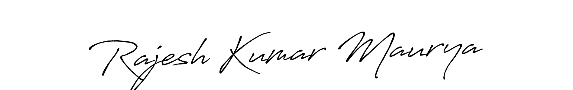 Use a signature maker to create a handwritten signature online. With this signature software, you can design (Antro_Vectra_Bolder) your own signature for name Rajesh Kumar Maurya. Rajesh Kumar Maurya signature style 7 images and pictures png